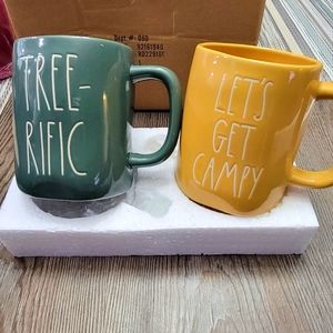 Rae Dunn Campy Tree Mug set